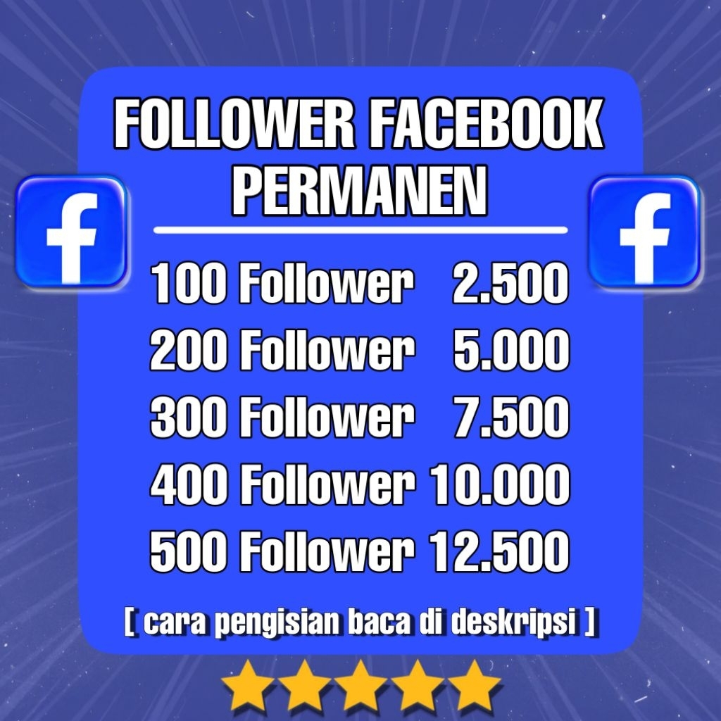 Pengikut Facebook PERMANEN