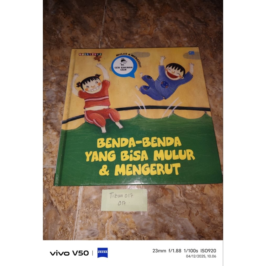 Buku Benda benda yang bisa Mulur & mengerut