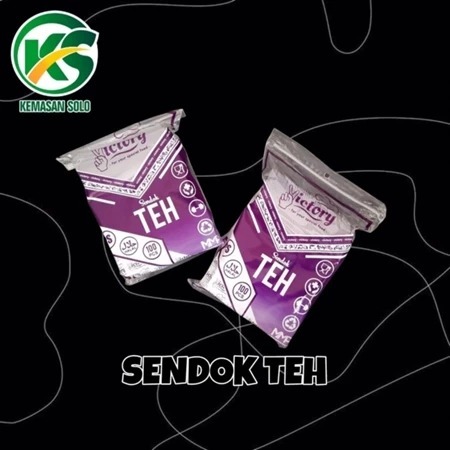 isi 100 VICTORY Sendok teh / sendok puding plastik BENING TRANSPARAN