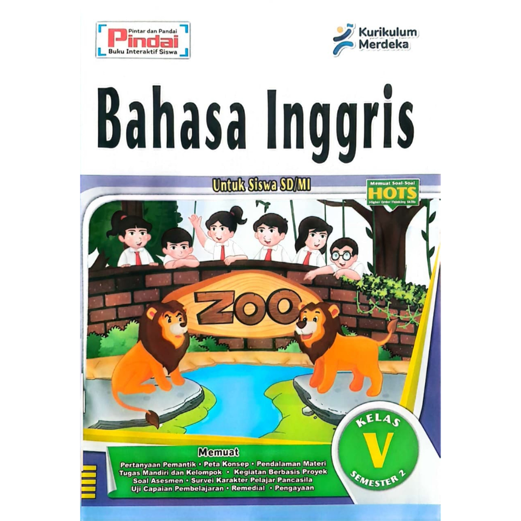 BUKU LKS BAHASA INGGRIS KURIKULUM MERDEKA KELAS 5 SD/MI SEMESTER 2