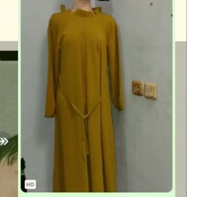 gamis bekas pakai