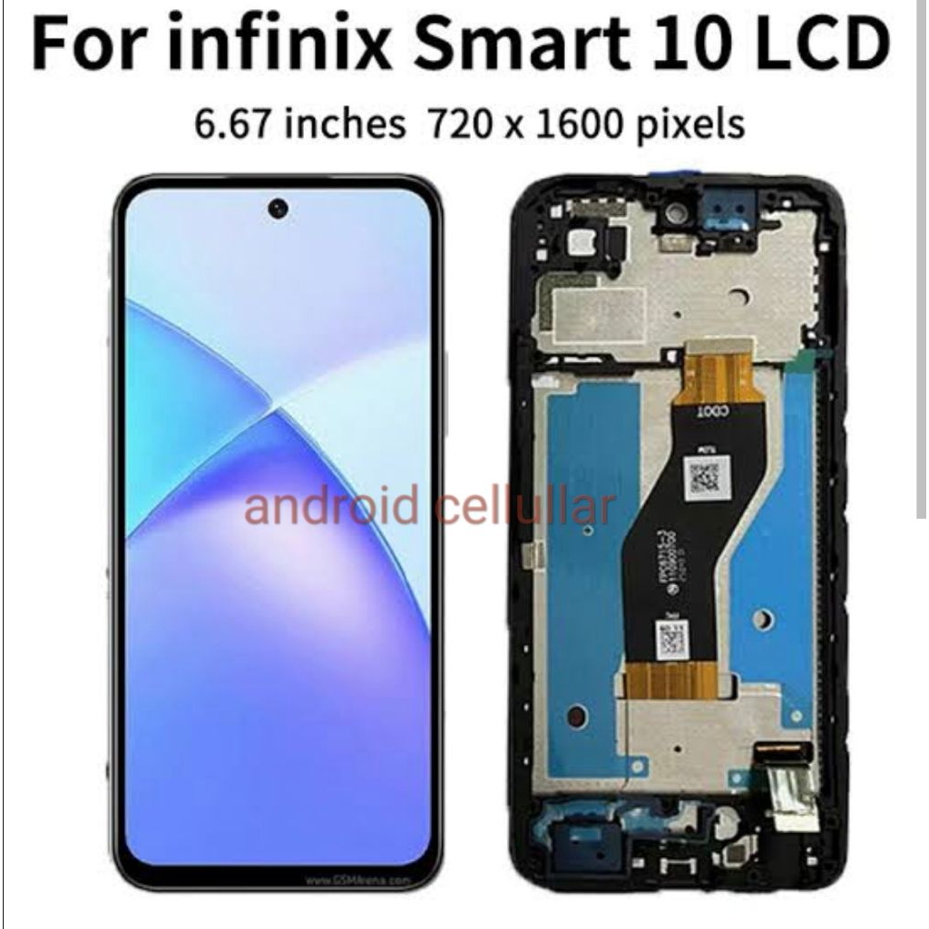 lcd touchscreen Infinix smart 10, smart 10+ plus / x6725 / x6725b / x6725c
