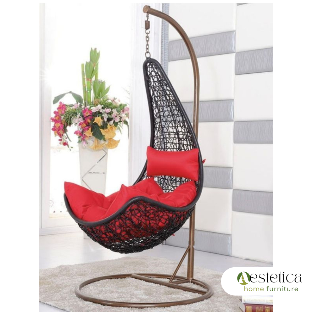 AYUNAN SELONJOR ROTAN SINTETIS - KURSI GANTUNG ROTAN By Aestetica Furniture