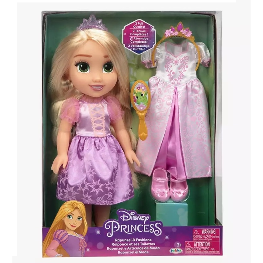 Disney Princess Rapunzel & Fashion Doll with Fashion & Accessories by Jakks Pacific