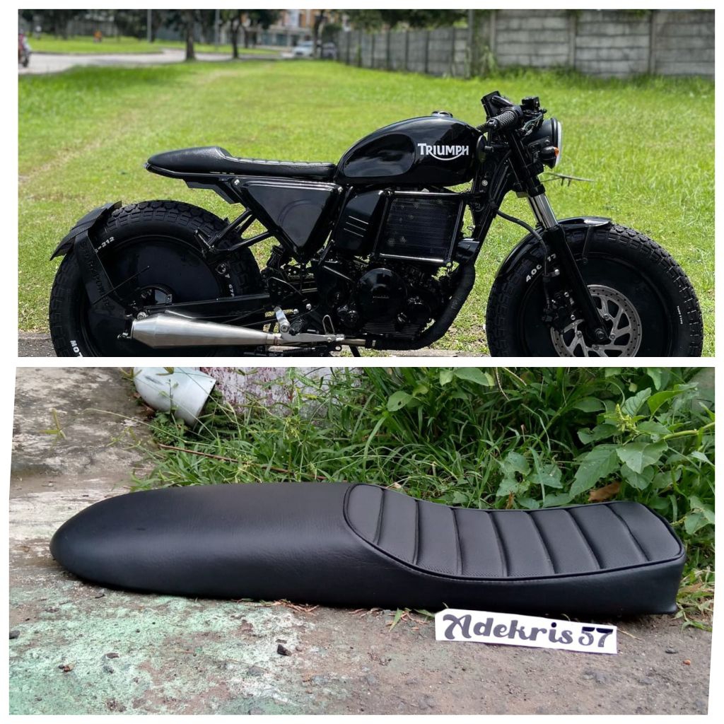 Jok Motor Custom Japstyle Caferacer Bratcafe Bratstyle Tipis Lurus