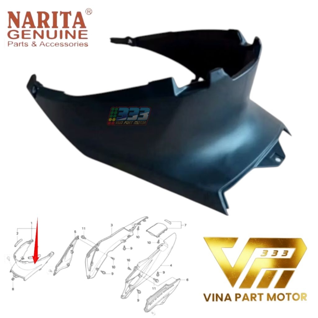 Cover Front Body Cover Tangki Cover Center Supra X 125 Lama Supra X 125 Batman KTM/KVL