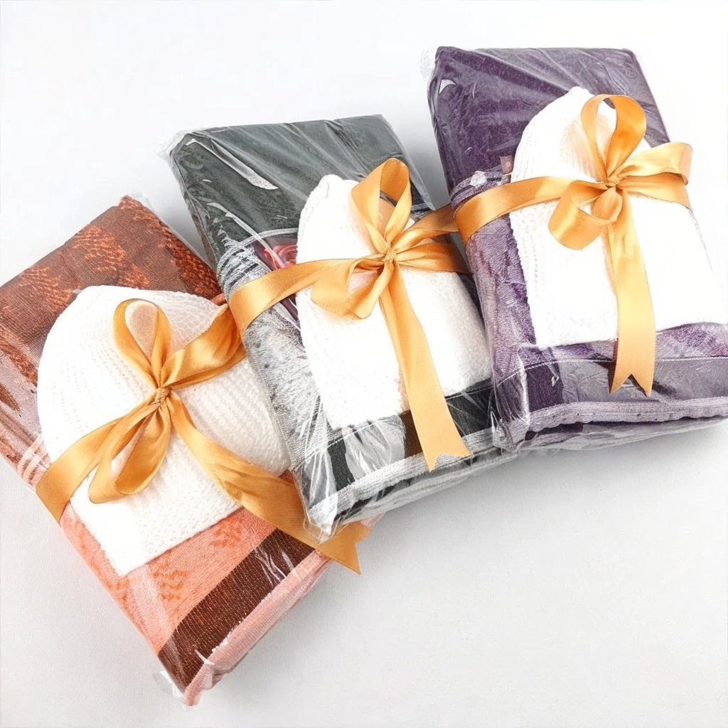 Hampers Sarung + Peci Rajut Souvenir Tahlilan Tasyakuran Oleh Oleh Haji Umroh