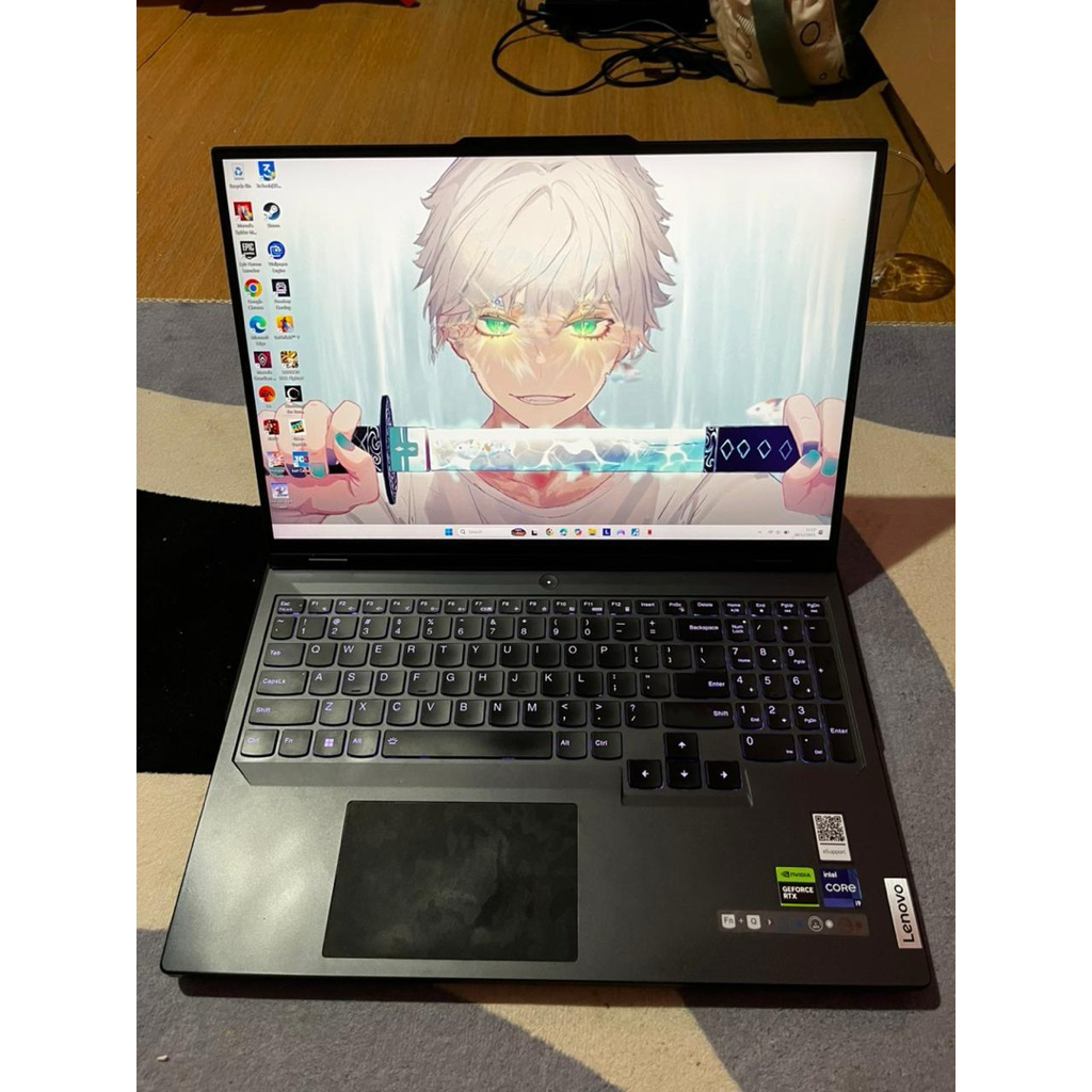 LAPTOP GAMING LENOVO LEGION PRO 5 18IRX8 I9-13900HX NVIDIA RTX 4070 VRAM 8GB GARANSI RESMI (SECOND)