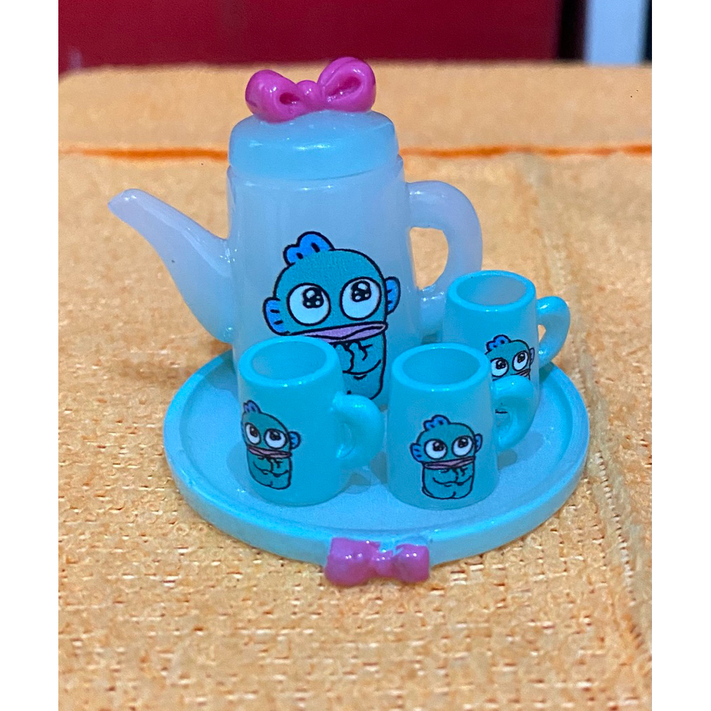 MAINAN ANAK PAUD MINIATUR TEA SET KARAKTER SANRIO DIY MAINAN