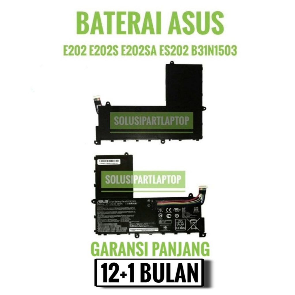 Baterai Original Asus ASUS EeeBook E202 E202S E202SA