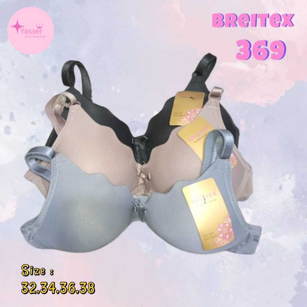 BRA REMAJA BREITEX / BH PEREMPUAN MODEL GELOMBANG TANPA KAWAT PUSH UP CUP KECIL - 369
