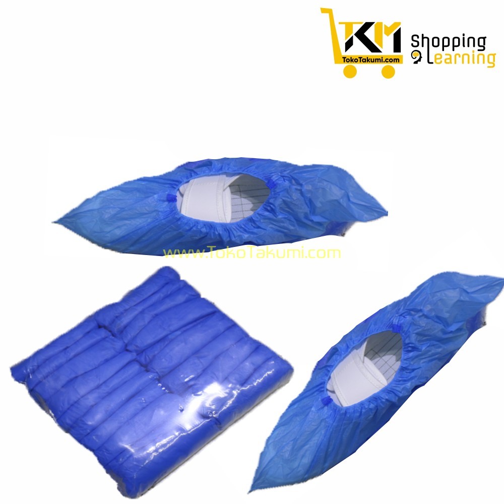 Plastic Pelindung Sepatu / Cover Shoes Cleanroom Plastic CPE