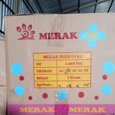 Gelas Merak 16 OZ 7 Gram Oval