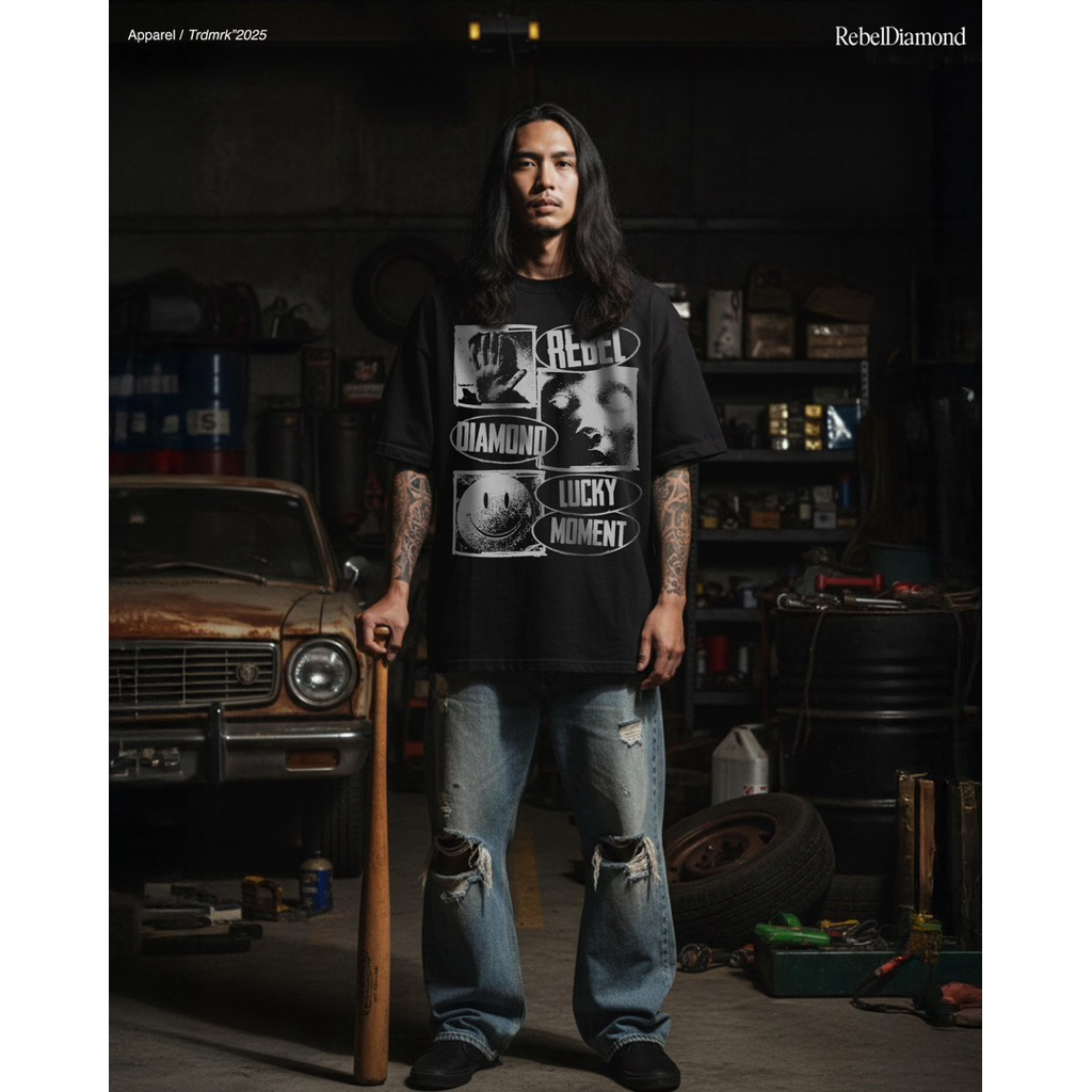 REBEL DIAMOND TSHIRT | KAOS REBEL DIAMOND | KAOS