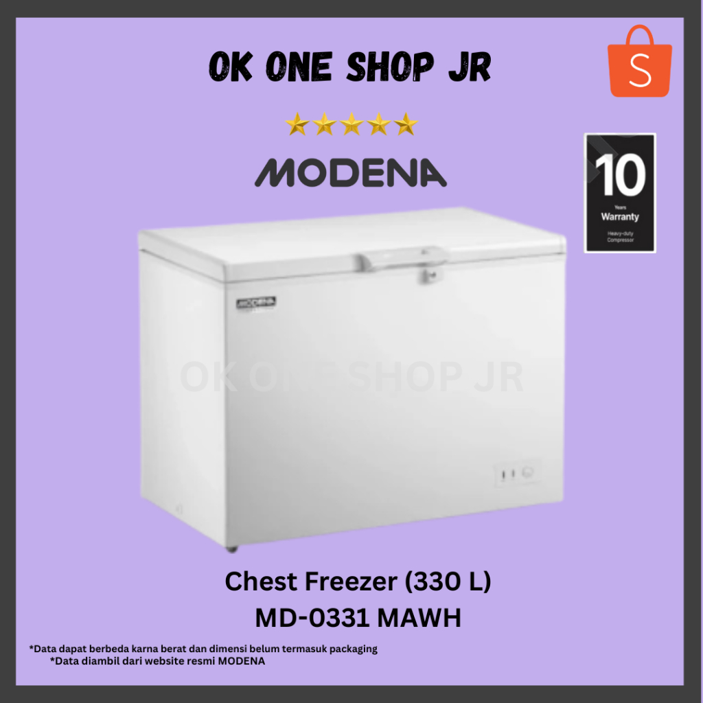 Modena MD-0331MAWH Chest Freezer