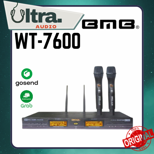 BMB WT 7600 / WT7600 / WT-7600 Mic Wireless Ubah Frekuensi ORIGINAL
