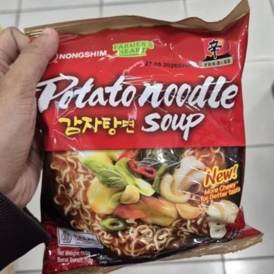 Nongshim Potato Noodle Soup Mi Instant Import 110gr