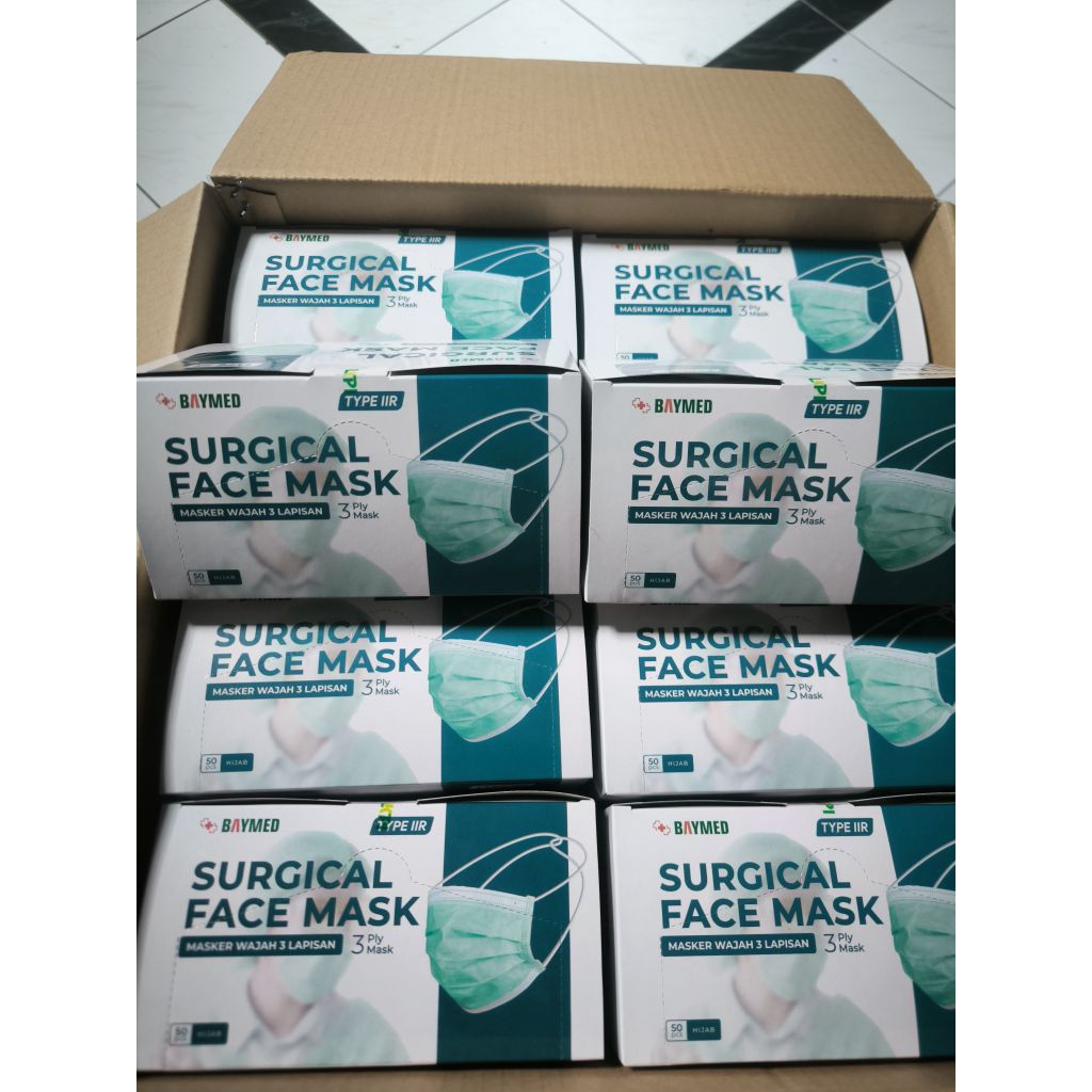 Masker Hijab Baymed / Masker Hijab Isi 50pcs
