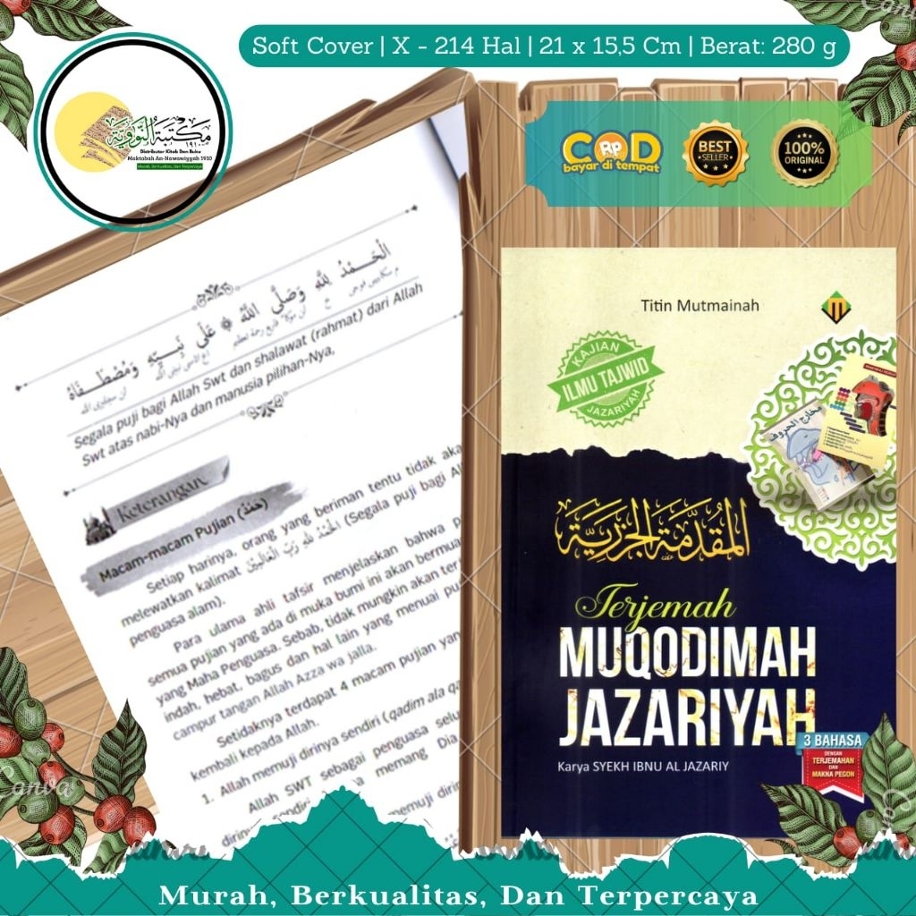 Terjemah Miqoddimah Jazariyah Dilengkapi Makna Pesantren & Kajian