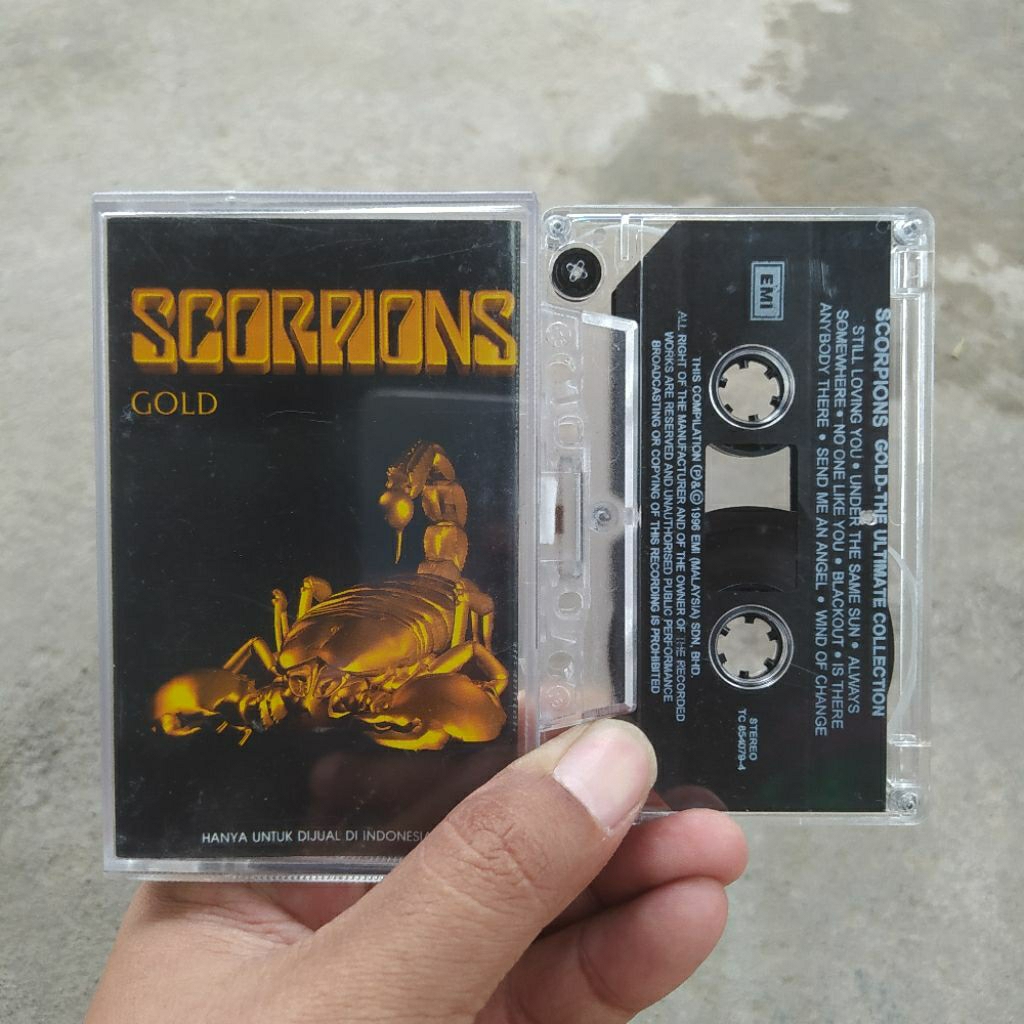 Kaset Pita Scorpions - Gold (The Ultimate Collection)