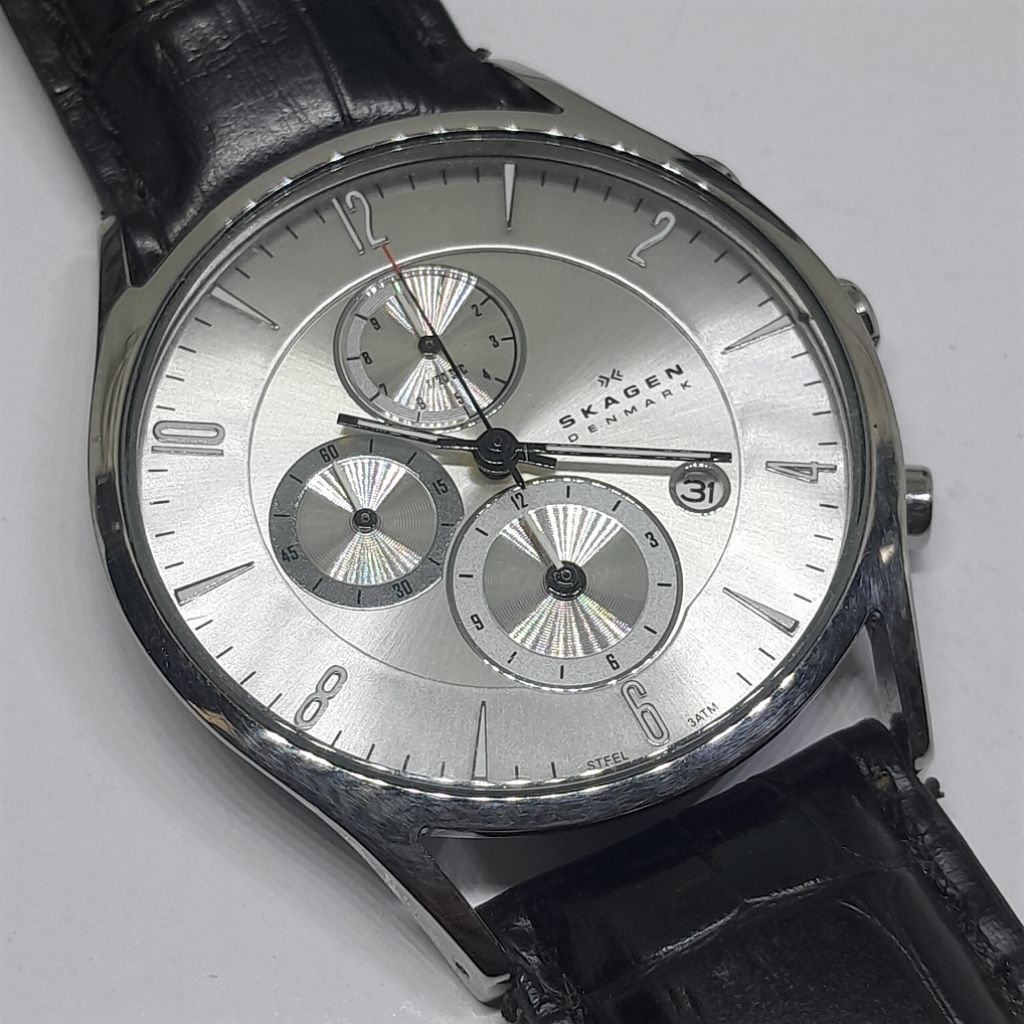 JAM TANGAN PRIA SKAGEN DENMARK MENS WATCH 329XLSLC CHRONOGRAPH