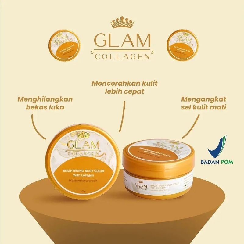 LULUR GLAM COLLAGEN 100 GR