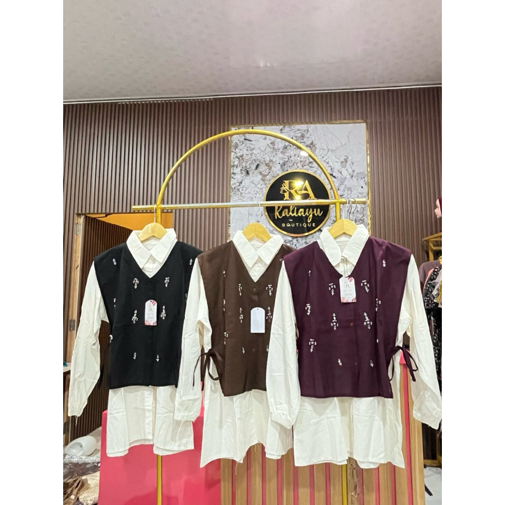 zahira blouse vest