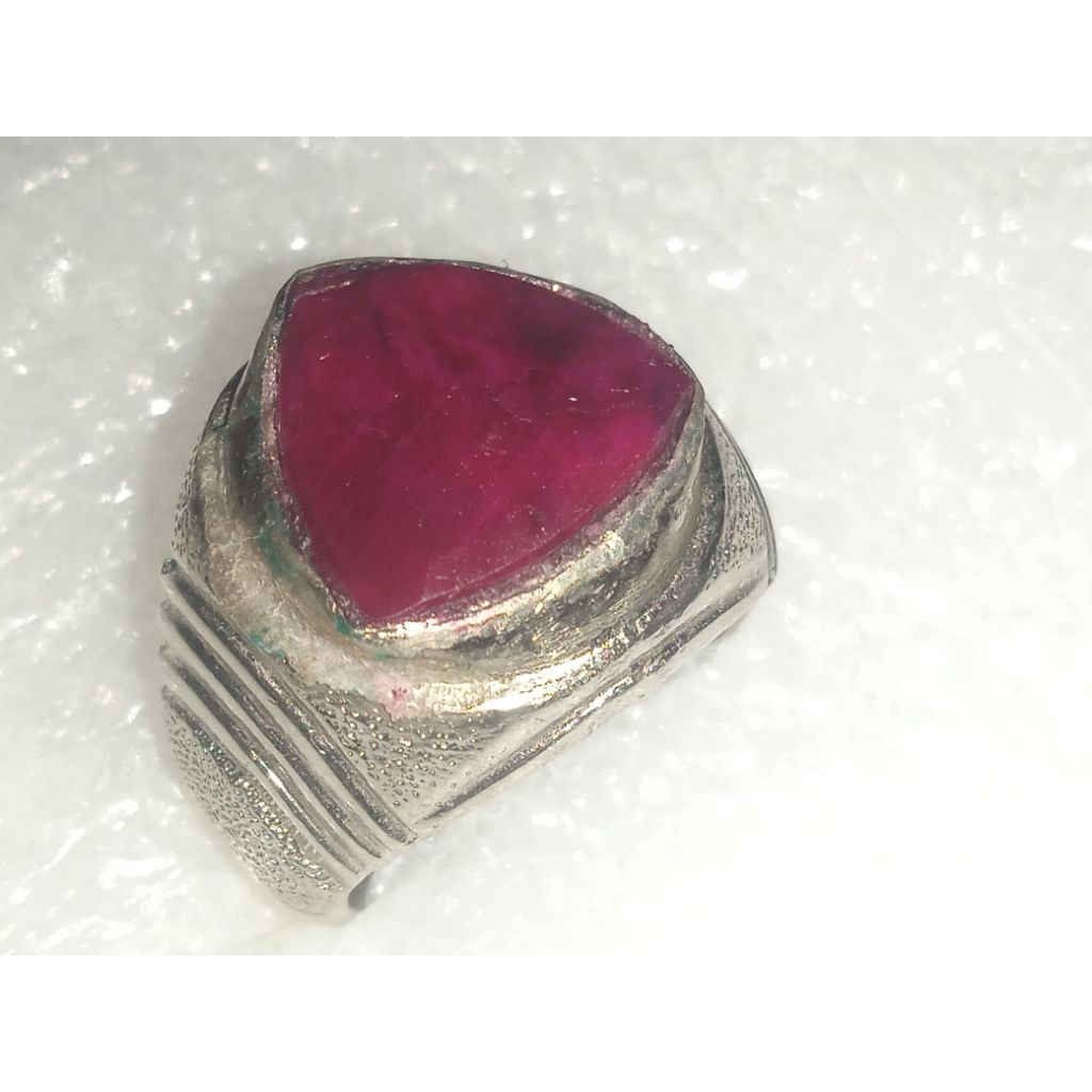 batu Mirah Delima Burma burmese  Ruby jumbo lawasan warisan Kraton Iket swasa