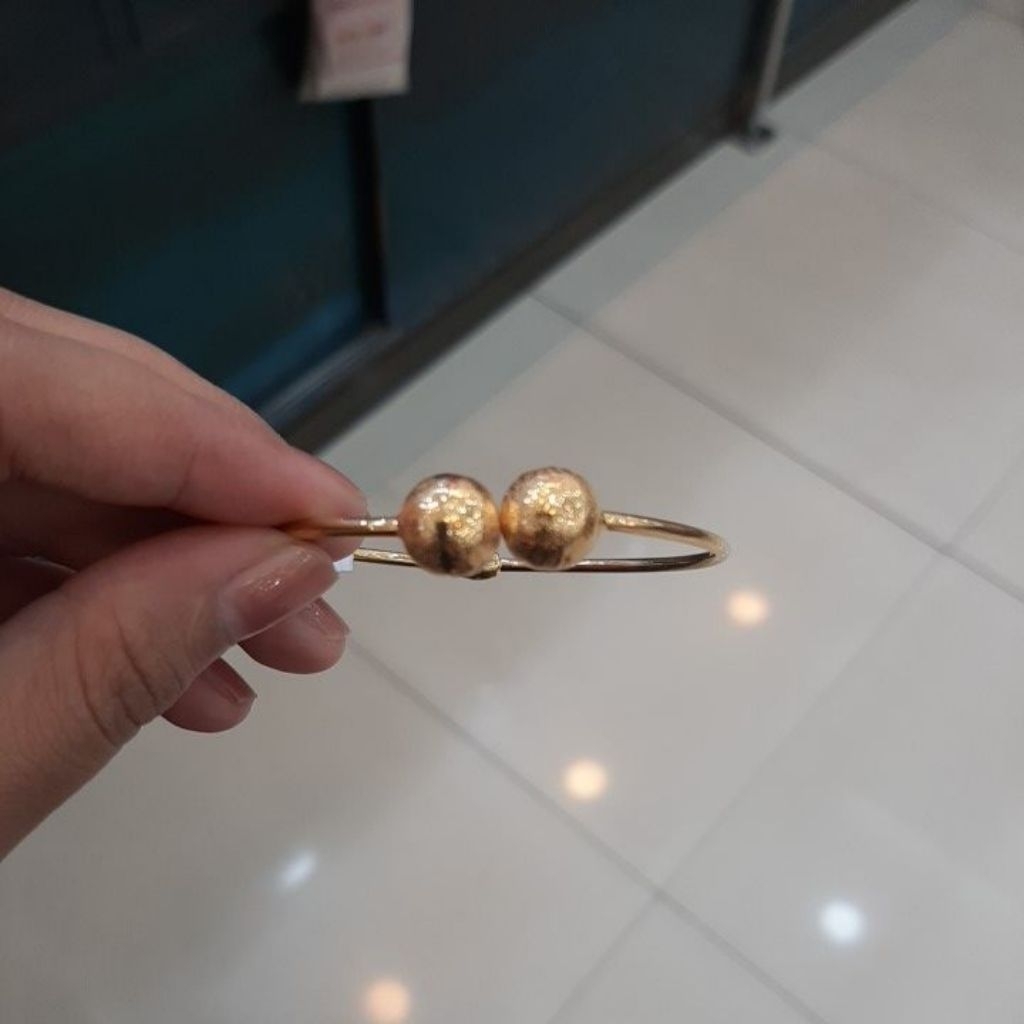 Bangle boba emas asli kadar 375