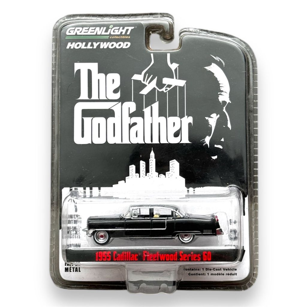 GREENLIGHT 1955 Cadillac Fleetwood Series 60 THE GODFATHER, RARE , Sealed Tidak 100% Mulus