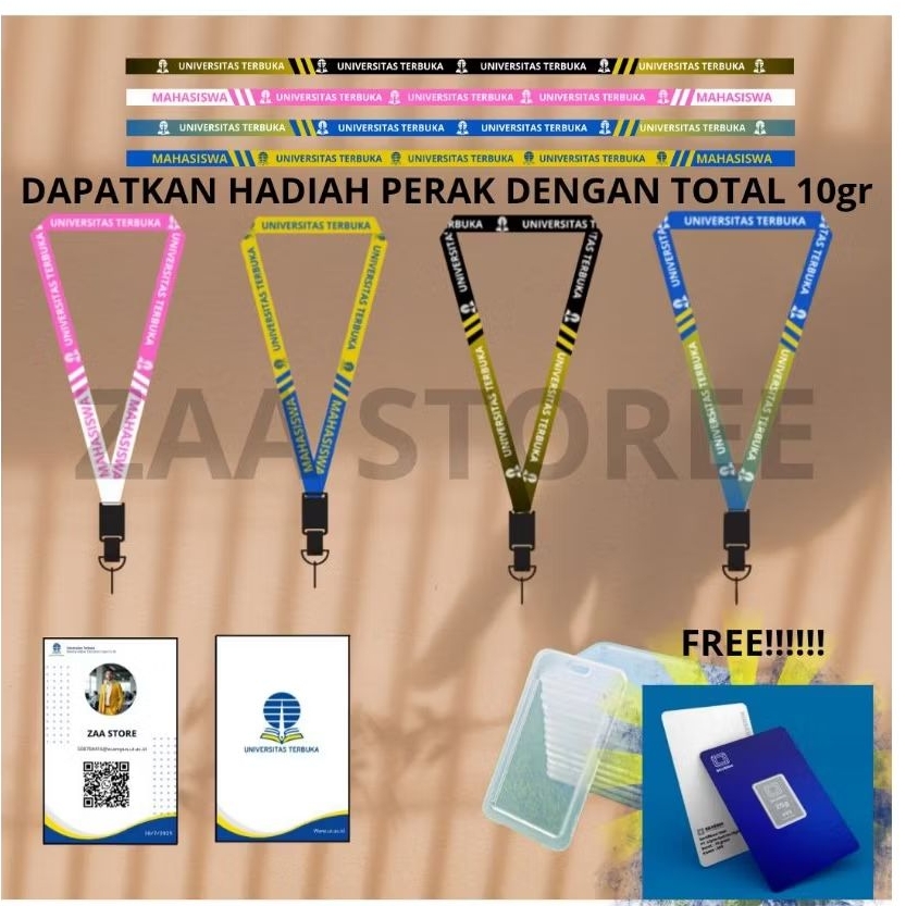 CETAK KTM dan LANYARD UT dapatkan hadiah perak total 10gr