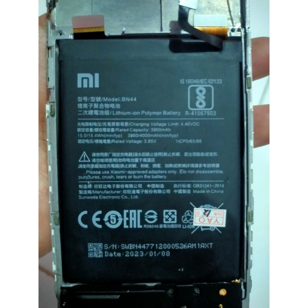 batrai redmi 5 plus normal