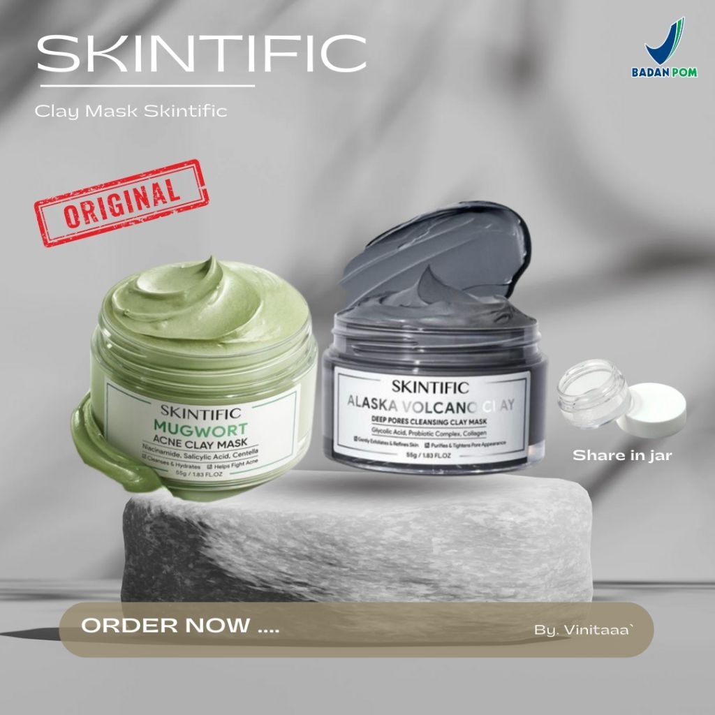 [ SHARE IN JAR ] SKINTIFIC Clay Mask Skintific