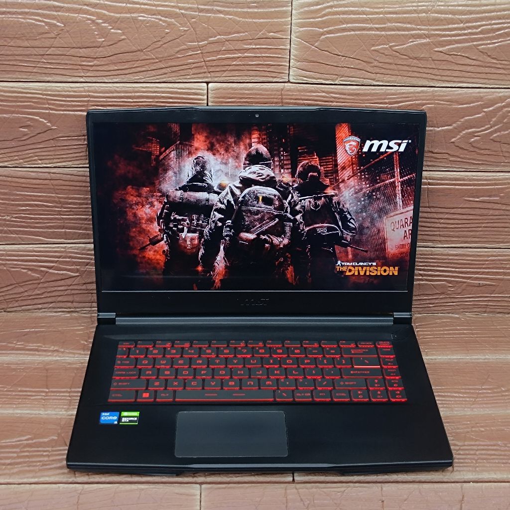 Laptop MSI GAMING GF63 Thin 11SC Intel Core i5-11400H RAM 8GB SSD 512GB GTX 1650 GEN11 144Hz