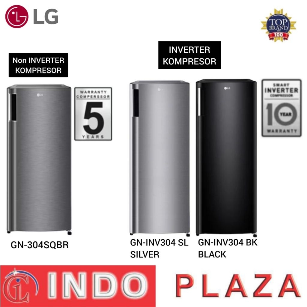 FREEZER LG 6 RAK INVERTER / NON INVERTER 304 SERIES
