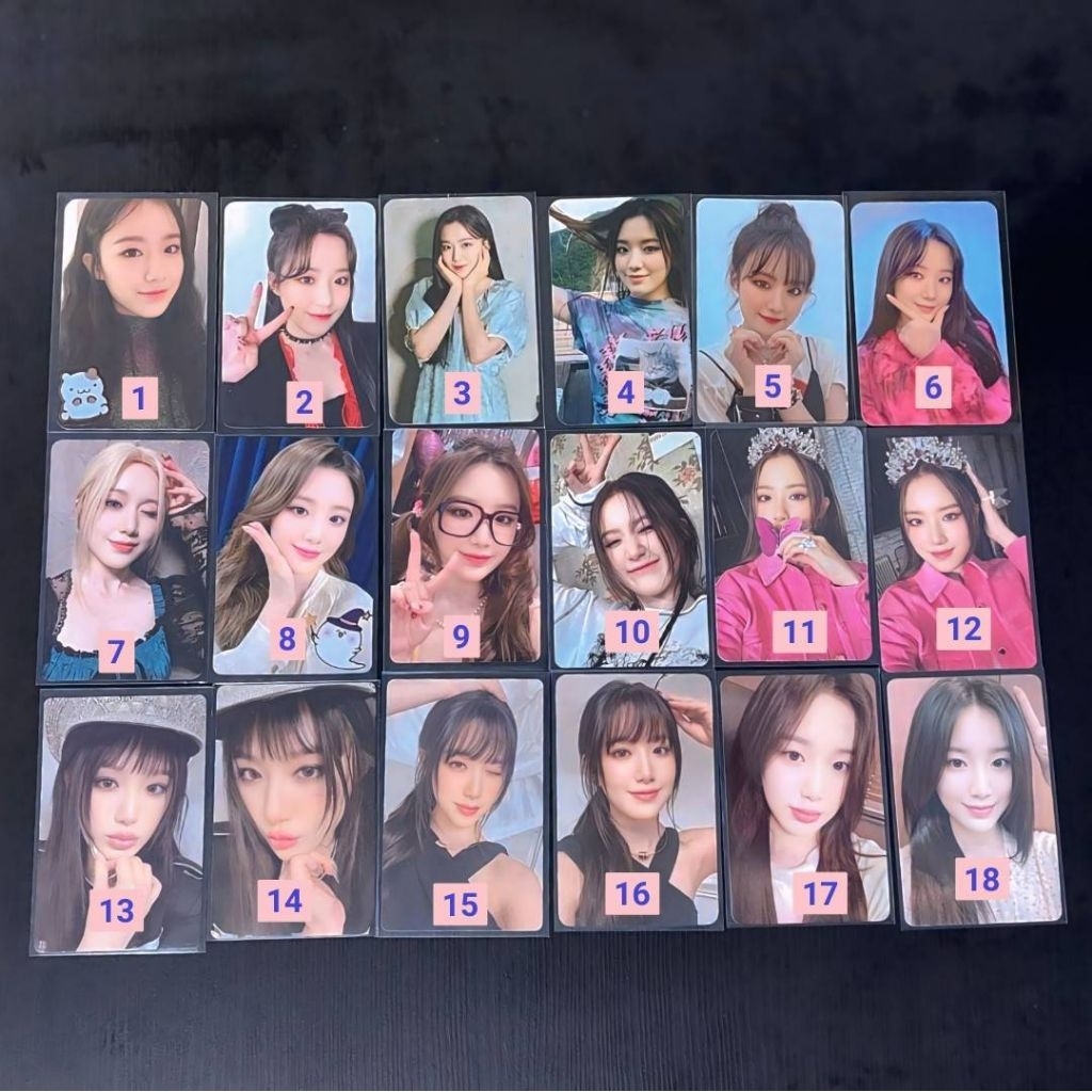 Photocard PC POB (G)I-DLE idle album Shuhua