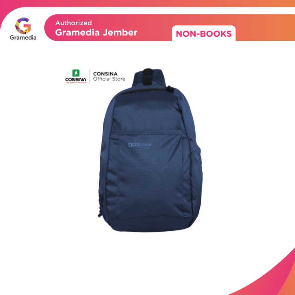 Consina Auckland Tas Selempang Pria Urban Navy - Gramedia Jember