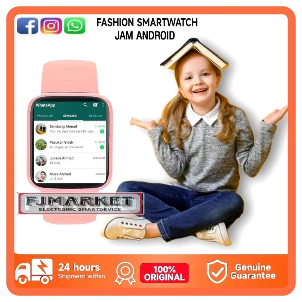 SMARTWATCH IMOO JAM PINTAR HP ANAK 4G ANTI AIR IP67 Q12 Z6  kids ANTI AIR  jam pintar anak GPS SIM T