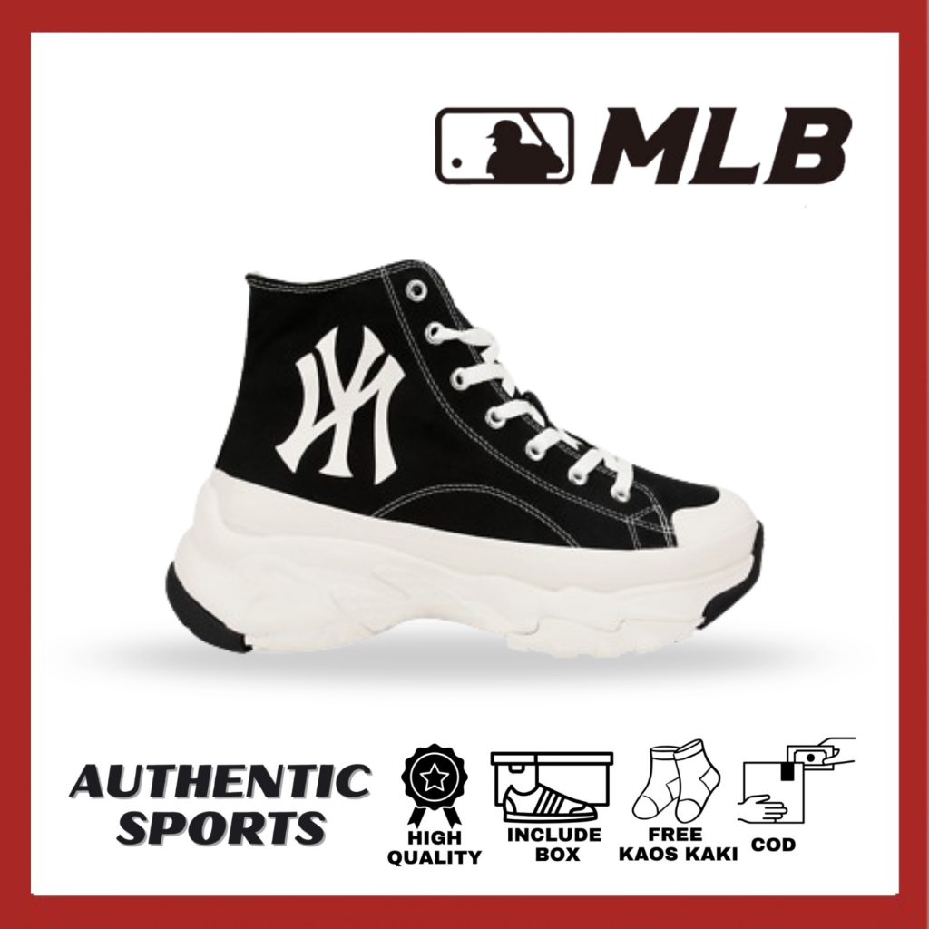 Sneakers M*lb NY Chunky High NY Yankees Sneaker Black White