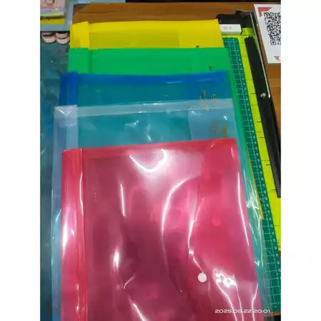 Map Kancing Plastik Folio F4 / Map Plastik / Map Kancing