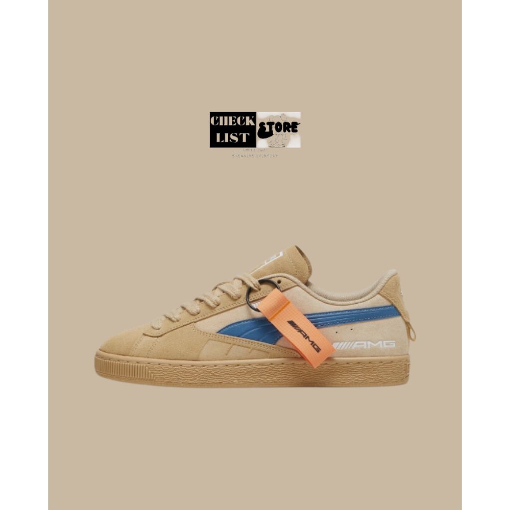 SEPATU PUMA SUEDE T AMG SNEAKERS ORIGINAL 100% (MENS) 308488-02 BROWN