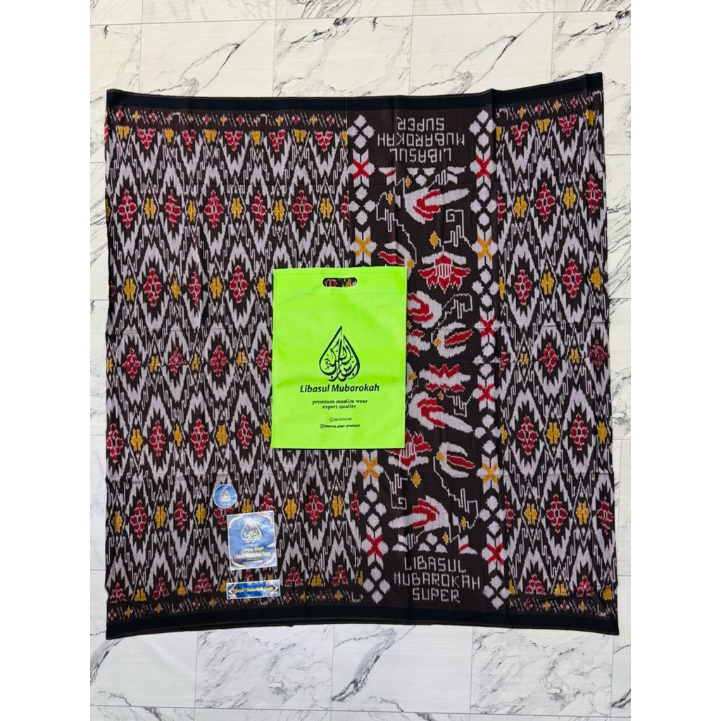 SARUNG GOYOR LIBASUL MUBAROKAH SUPER ZUPER MOTIF BHS TUMPAL ASLI BHS & KETJUBUNG