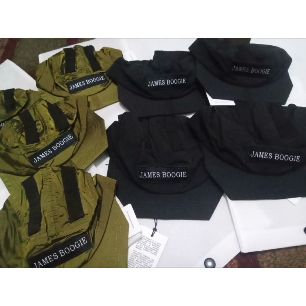 james boogie topi kuning