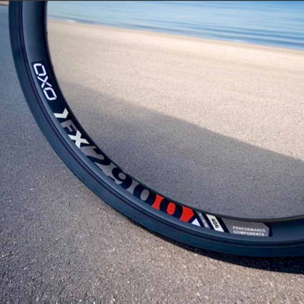 Velg sepeda BMX 20inchi OXO FX2900 20×1.50 ETRTO 406 36hole rims Alloy double wall 20 murni