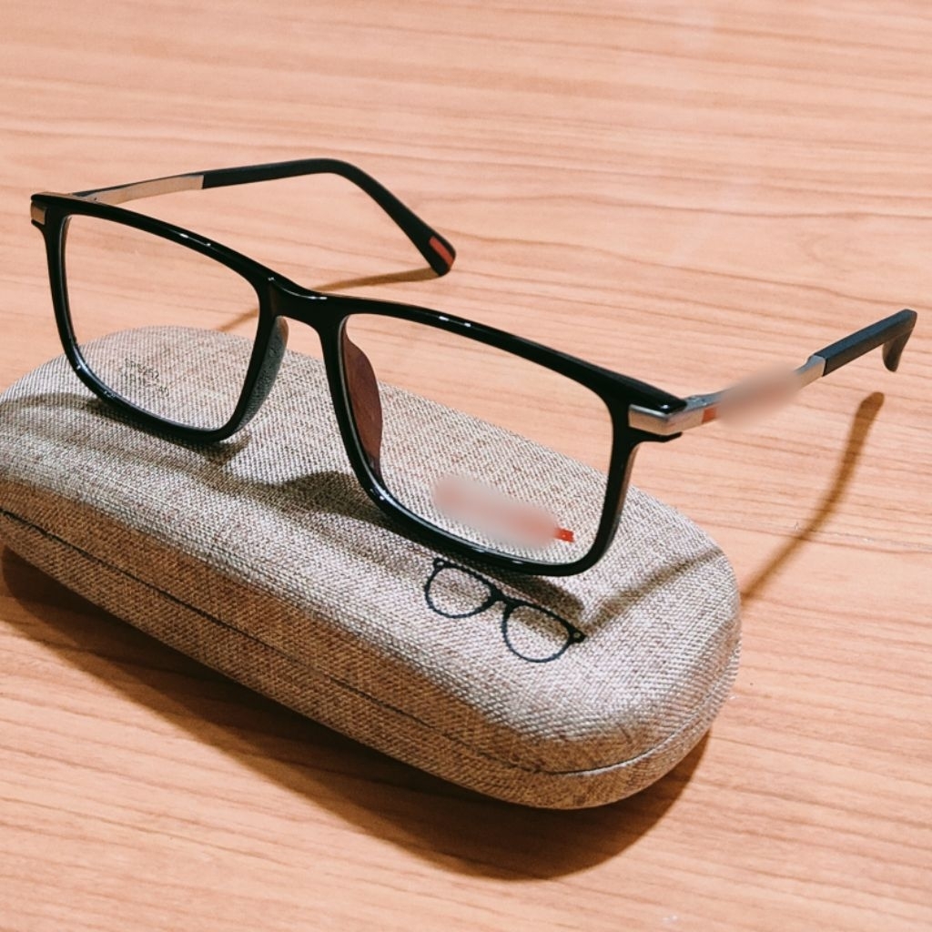 Kacamata baca plus progresif double fokus photocromic antiradiasi lensa optik