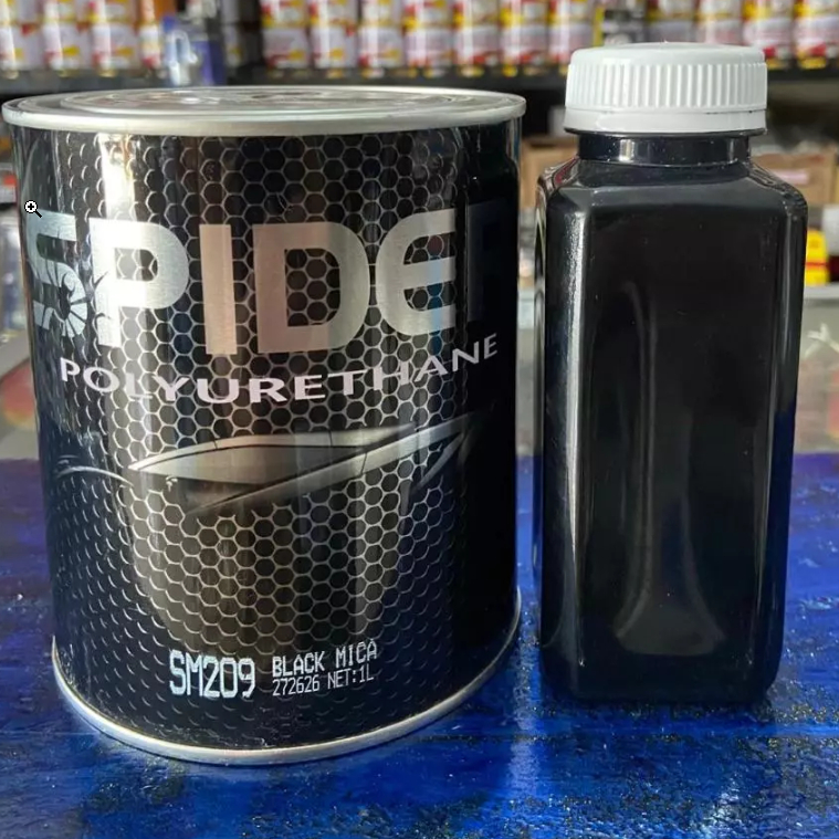 SPIDER PU BLACK MICA SM 209 / CAT PU TOYOTA AVANZA HITAM SPIDER SM209