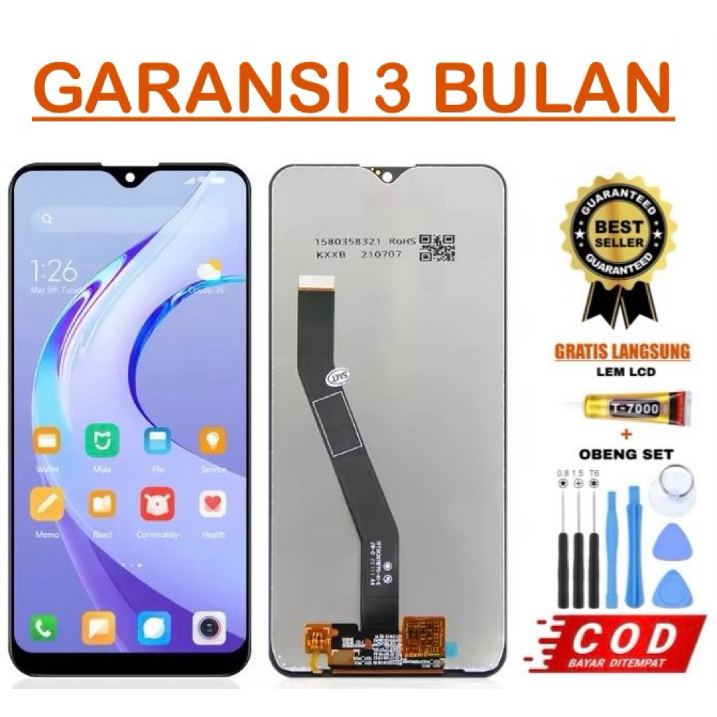 {ORIGINAL} LCD XIAOMI REDMI 8 / REDMI 8A / REDMI 8 PRO / REDMI 8A PRO BLACK FULLSET