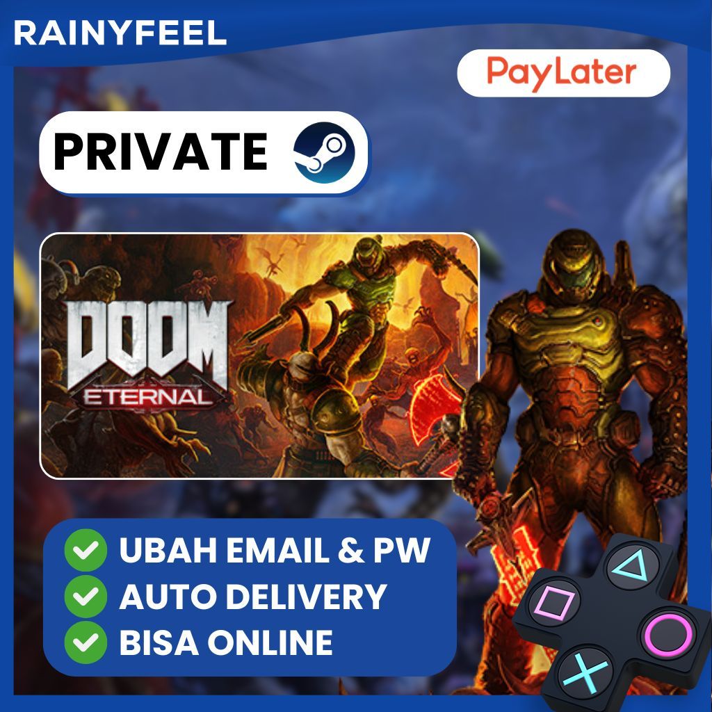 [BONUS GAME RANDOM] DOOM Eternal (Sharing With High On Life & Wobbly Life) / AUTO DELIVERY / STEAM /