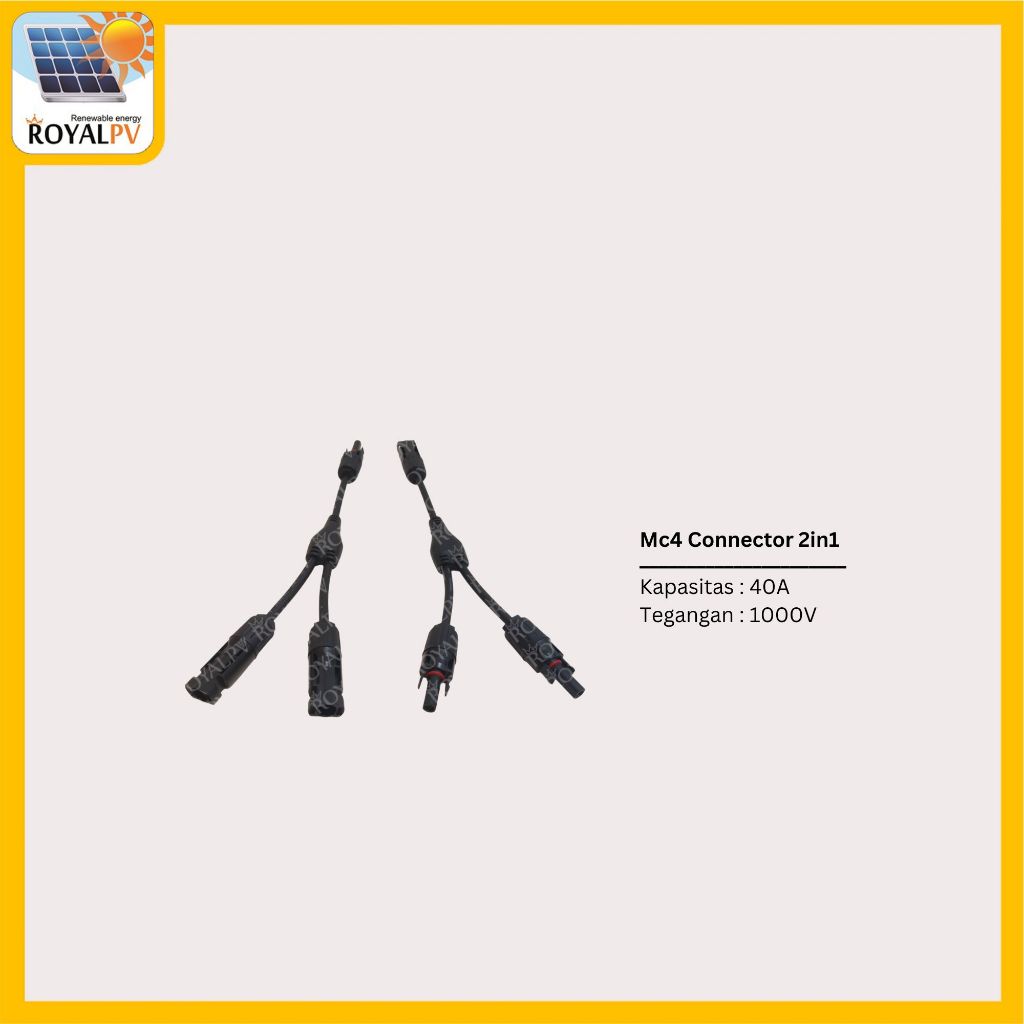 Mc4 connector 2in1 mc4 konektor cabang 2