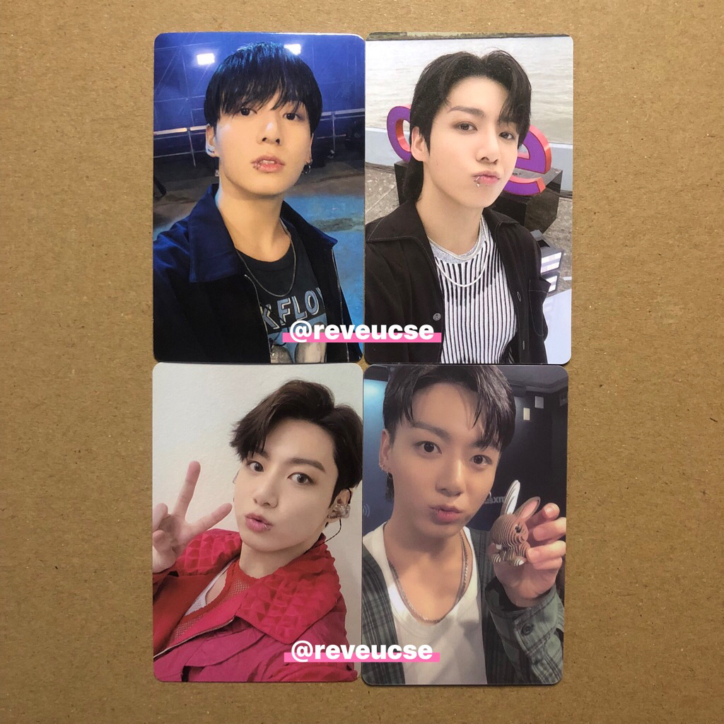 photocard jungkook official golden luckydraw yzy soundwave jk pvc ptd pc digicode bts